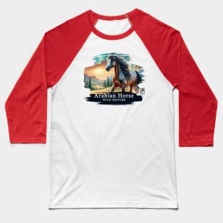 Arabian Horse - WILD NATURE - HORSE -12 Baseball T-Shirt